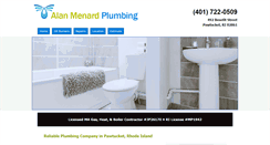 Desktop Screenshot of alanmenardplumbing.com